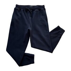 House of Athlete Black Tapered Leg Fleece Lined Joggers Men’s Size Large